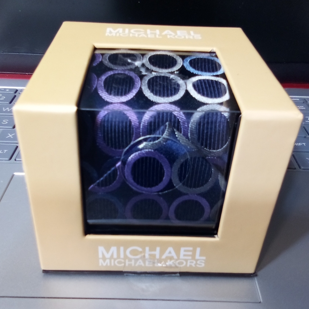 Michael Kors Tie for Men's 100% Silk Multicolor